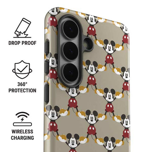Disney Mickey Mouse Pattern Formation Galaxy S26 Impact Case