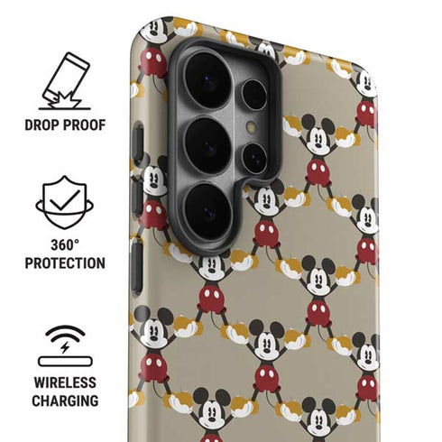 Disney Mickey Mouse Pattern Formation Galaxy S26 Ultra Impact Case