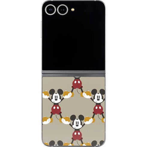 Disney Mickey Mouse Pattern Formation Galaxy Z Flip6 Skin