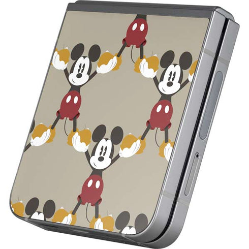 Disney Mickey Mouse Pattern Formation Galaxy Z Flip6 Skin
