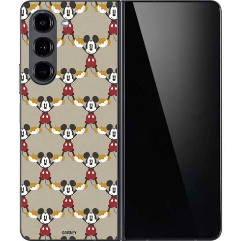 Disney Mickey Mouse Pattern Formation Galaxy Z Fold5 5G Skin