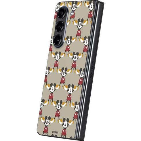 Disney Mickey Mouse Pattern Formation Galaxy Z Fold5 5G Skin