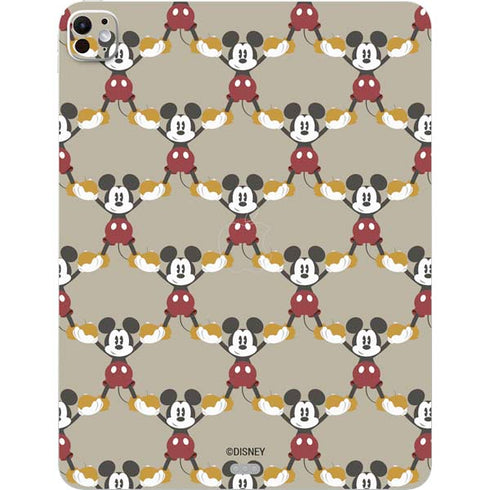 Disney Mickey Mouse Pattern Formation iPad Pro 13in M4 (2024) Skin