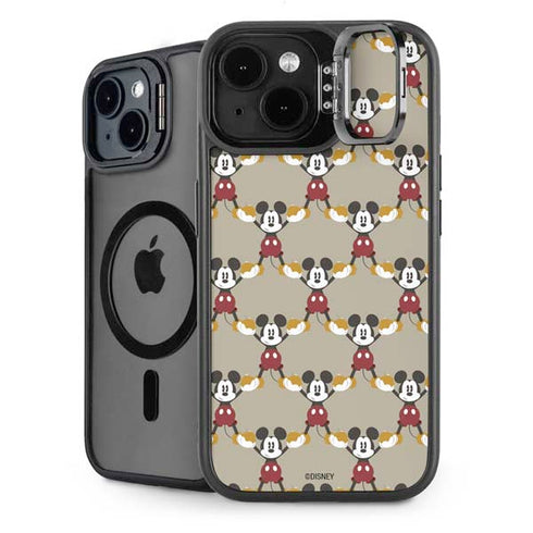 Disney Mickey Mouse Pattern Formation iPhone 14 Kickstand Case