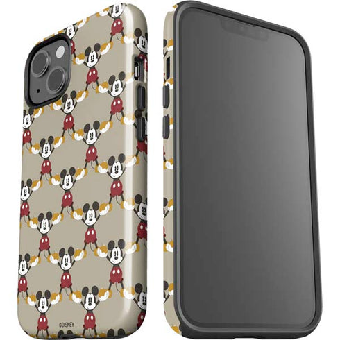 Disney Mickey Mouse Pattern Formation iPhone 15 Impact Case