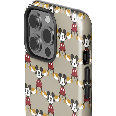 Disney Mickey Mouse Pattern Formation iPhone 15 Pro Impact Case