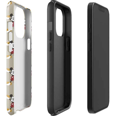 Disney Mickey Mouse Pattern Formation iPhone 15 Pro Impact Case