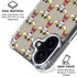 Disney Mickey Mouse Pattern Formation iPhone 16 Clear Case