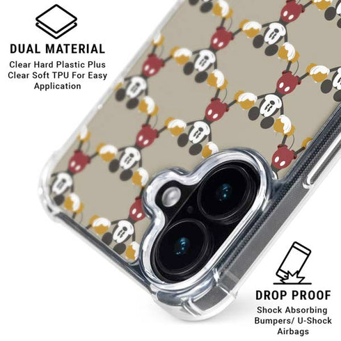 Disney Mickey Mouse Pattern Formation iPhone 16 MagSafe Case