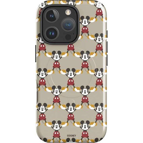 Disney Mickey Mouse Pattern Formation iPhone 16 Pro Magsafe Impact Case