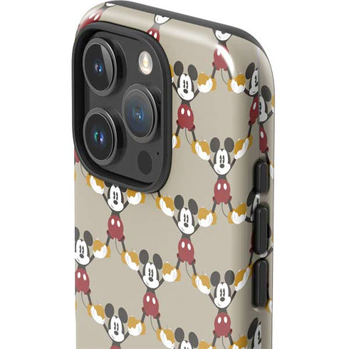 Disney Mickey Mouse Pattern Formation iPhone 16 Pro Max Impact Case