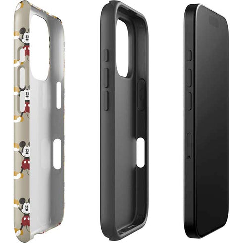 Disney Mickey Mouse Pattern Formation iPhone 16 Pro Max Impact Case