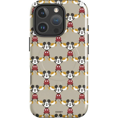 Disney Mickey Mouse Pattern Formation iPhone 16 Pro Max Magsafe Impact Case