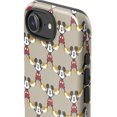 Disney Mickey Mouse Pattern Formation iPhone 16e Impact Case