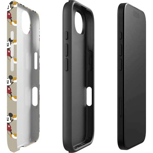 Disney Mickey Mouse Pattern Formation iPhone 16e Impact Case