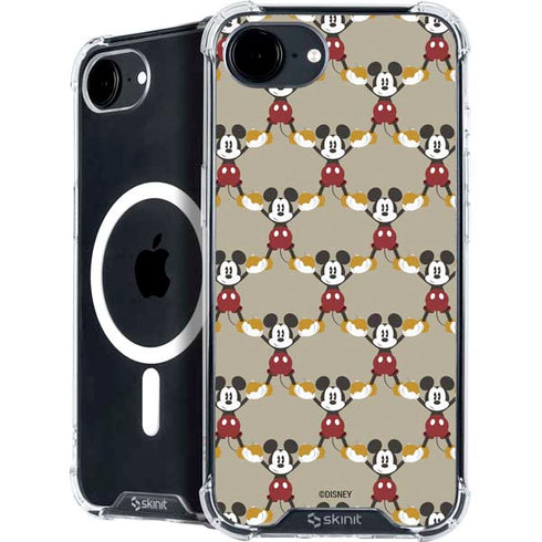 Disney Mickey Mouse Pattern Formation iPhone 16e MagSafe Case