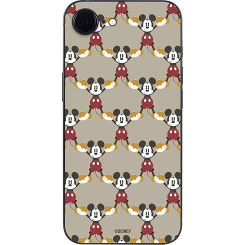 Disney Mickey Mouse Pattern Formation iPhone 16e Skin
