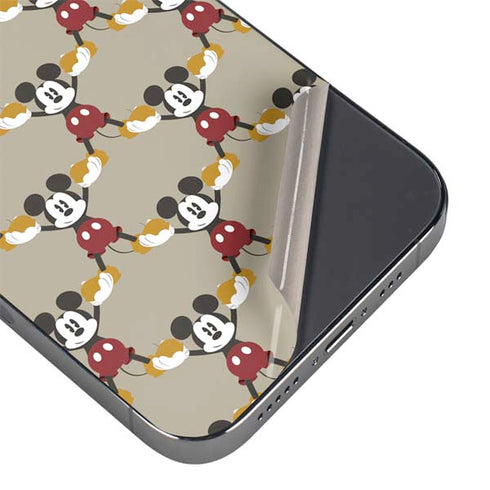 Disney Mickey Mouse Pattern Formation iPhone 16e Skin