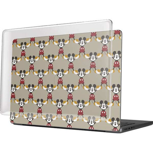Disney Mickey Mouse Pattern Formation MacBook Pro 14in (2021-24) Case plus Skin