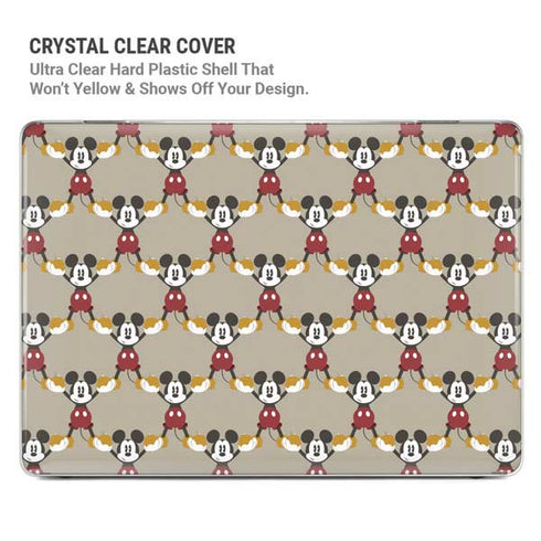 Disney Mickey Mouse Pattern Formation MacBook Pro 14in (2021-24) Case plus Skin