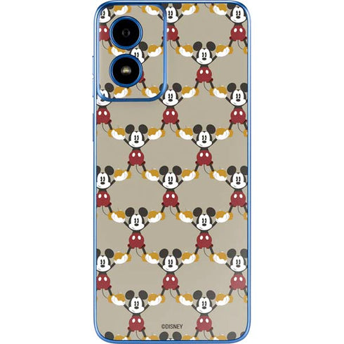 Disney Mickey Mouse Pattern Formation Moto G Play 4G (2024) Skin