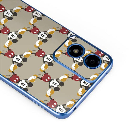 Disney Mickey Mouse Pattern Formation Moto G Play 4G (2024) Skin
