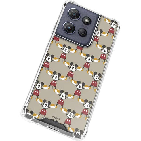 Disney Mickey Mouse Pattern Formation Moto G Power 5G (2025) Clear Case