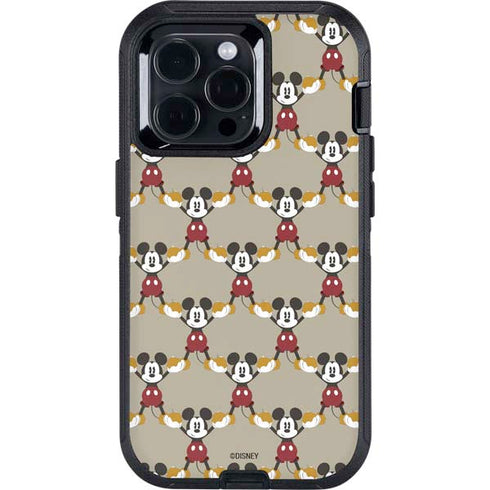 Disney Mickey Mouse Pattern Formation Otterbox Defender iPhone Skin