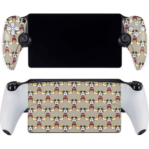Disney Mickey Mouse Pattern Formation PlayStation Portal Remote Player Skin