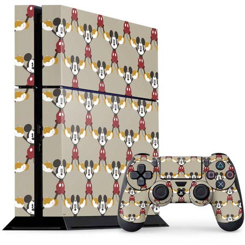 Disney Mickey Mouse Pattern Formation PlayStation PS4 Skins