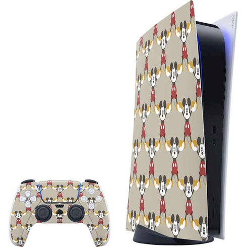 Disney Mickey Mouse Pattern Formation PlayStation PS5 Skins
