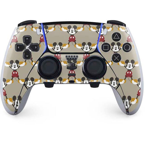 Disney Mickey Mouse Pattern Formation PS5 DualSense Edge Pro Controller Skin
