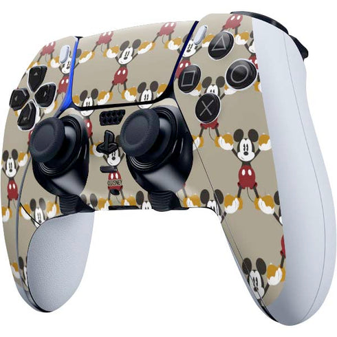 Disney Mickey Mouse Pattern Formation PS5 DualSense Edge Pro Controller Skin