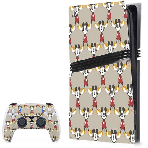Disney Mickey Mouse Pattern Formation PlayStation PS5 Skins