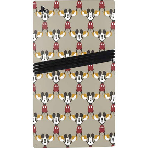 Disney Mickey Mouse Pattern Formation PS5 Pro Console Skin