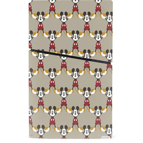 Disney Mickey Mouse Pattern Formation PS5 Slim Digital Edition Console Skin