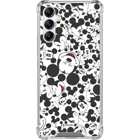 Disney Mickey Mouse Face Pattern Gabb Phone 4 Clear Case