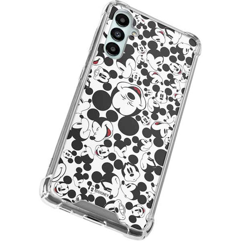 Disney Mickey Mouse Face Pattern Gabb Phone 4 Clear Case