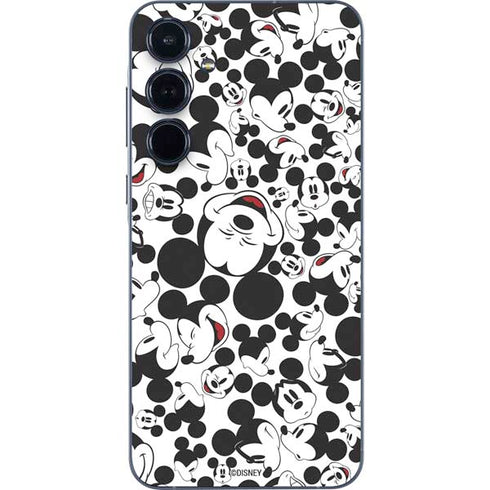 Disney Mickey Mouse Face Pattern Galaxy A35 5G Skin