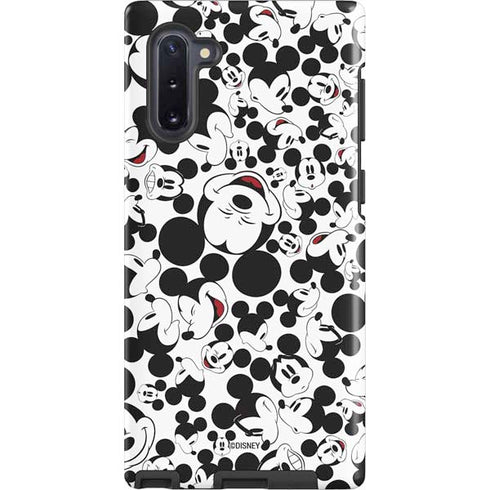 Disney Mickey Mouse Face Pattern Galaxy Cases