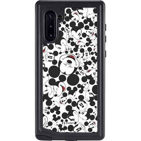Disney Mickey Mouse Face Pattern Galaxy Cases