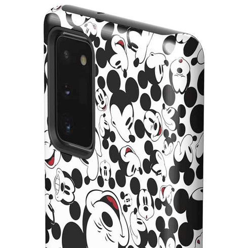 Disney Mickey Mouse Face Pattern Galaxy Note20 5G Pro Case