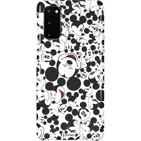 Disney Mickey Mouse Face Pattern Galaxy S20 Lite Case