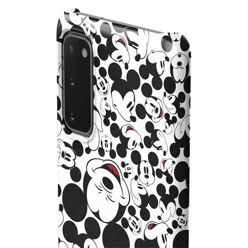 Disney Mickey Mouse Face Pattern Galaxy S20 Lite Case