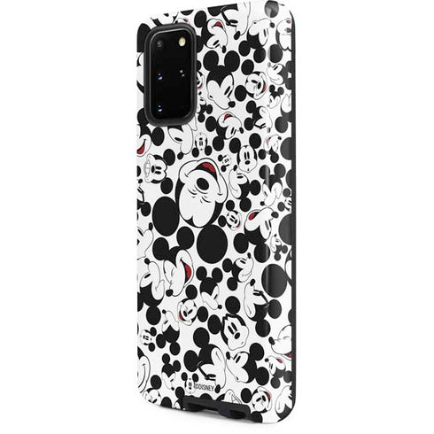 Disney Mickey Mouse Face Pattern Galaxy S20 Plus Pro Case