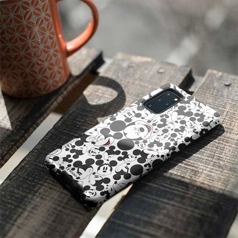 Disney Mickey Mouse Face Pattern Galaxy S20 Plus Pro Case