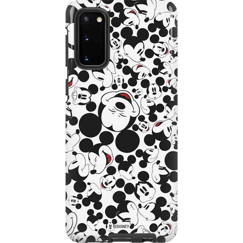 Disney Mickey Mouse Face Pattern Galaxy S20 Pro Case