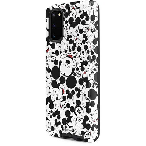 Disney Mickey Mouse Face Pattern Galaxy S20 Pro Case
