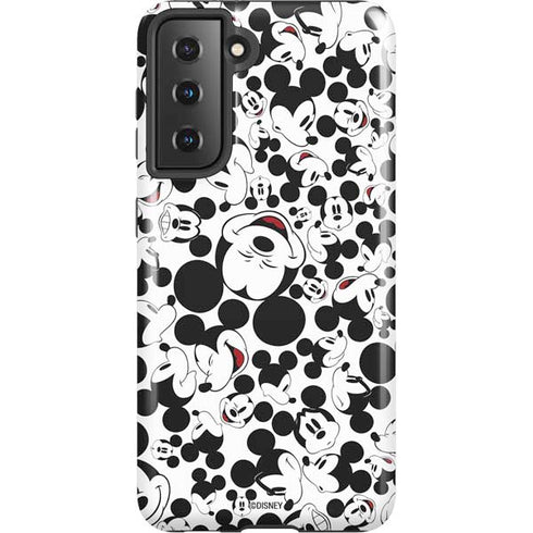 Disney Mickey Mouse Face Pattern Galaxy S21 5G Pro Case
