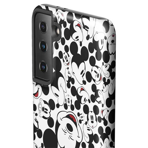 Disney Mickey Mouse Face Pattern Galaxy S21 Plus 5G Pro Case